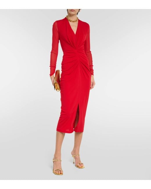 Robe midi Hades Diane von Furstenberg en coloris Red