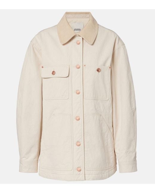 Isabel Marant Natural Ninon Cotton Blouson