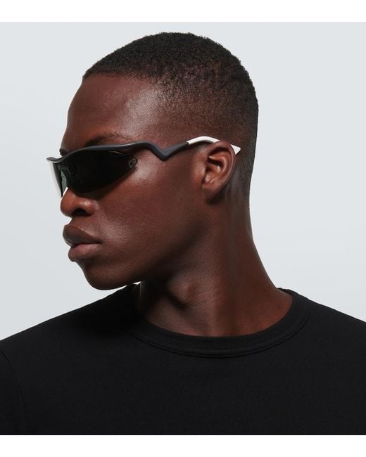Dior Gray Runindior S1U Shield Sunglasses for men