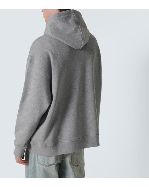 Sudadera con capucha VGold de algodon Valentino de hombre de color Gray