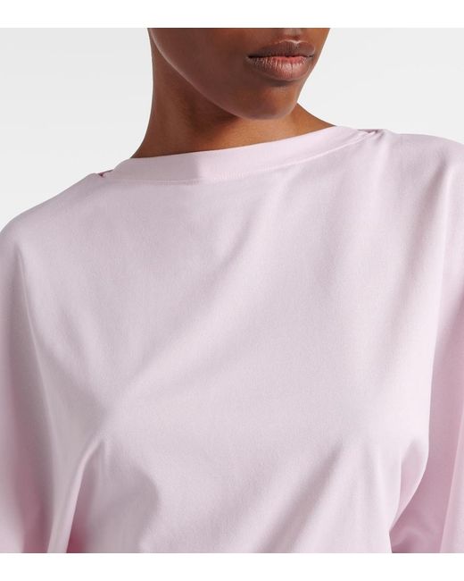 Jacquemus Pink Moisson Oversized Open-Back Jersey T-Shirt