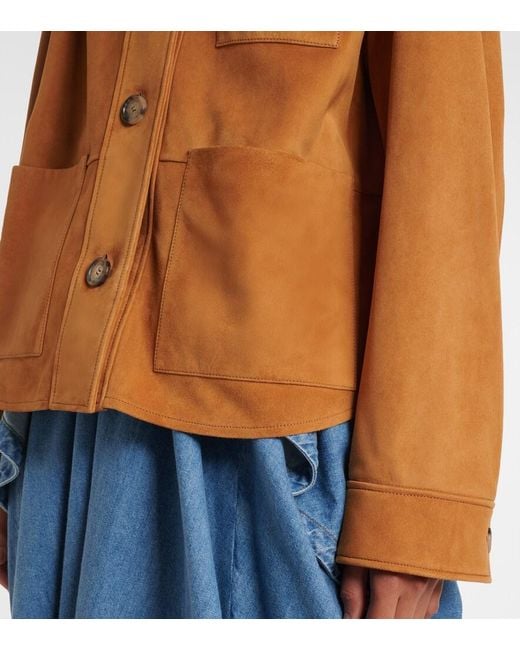 Loewe Brown Suede Jacket