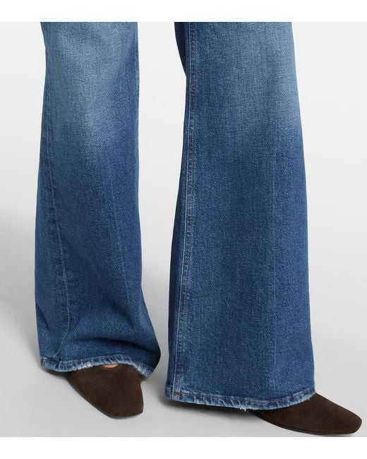 Citizens of Humanity Blue Kimberly 70S Mid-Rise Flared Jeans
