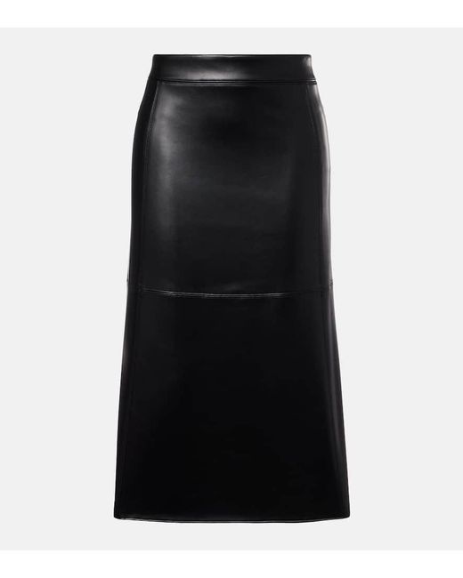Gonna Midi Plata di Max Mara in Black