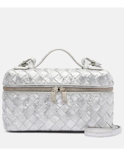 Bottega Veneta Schultertasche Bang Bang Aus Metallic-Leder