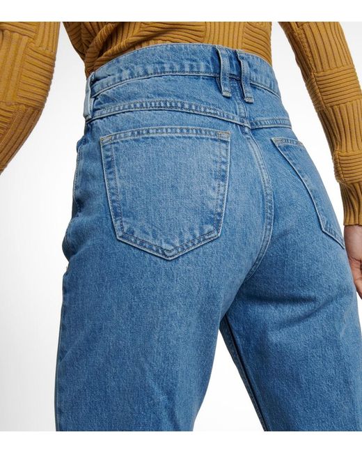 Jean Le High 'N' Tight A Taille Haute FRAME en coloris Blue