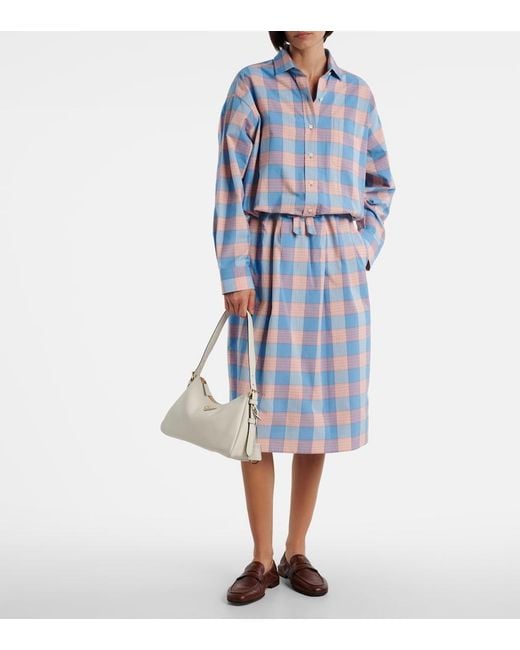 Borsa A Spalla Aimee Medium di Prada in Natural