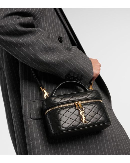 Saint Laurent Black Gaby Quilted Leather Bag