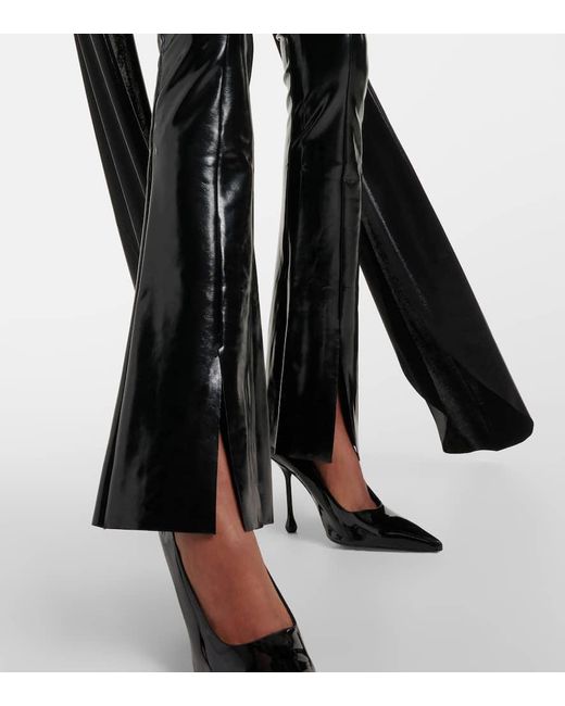 Leggings Spat in vernice sintetica di Norma Kamali in Black