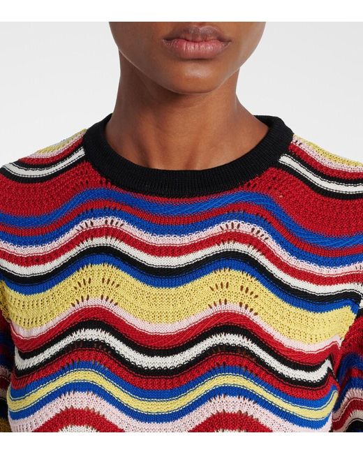 Top Chevron di LaDoubleJ in Blue