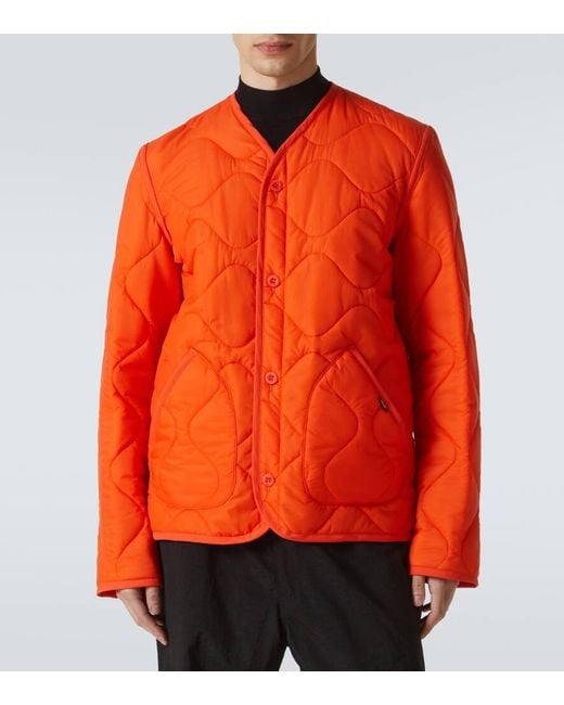 Junya Watanabe Red Ark Air Quilted Ripstop Jacket for men