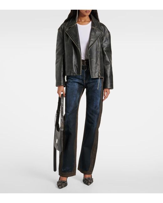 Jeans Regular Con Stampa di Y. Project in Blue