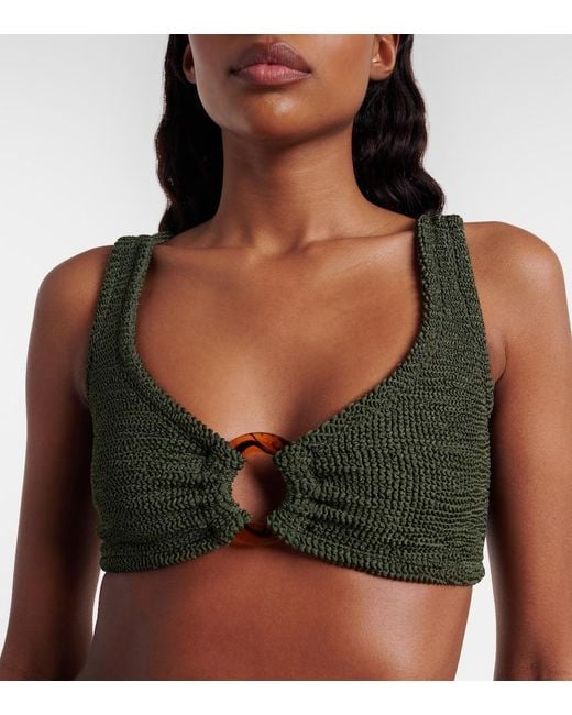 Hunza G Green Nadine Bikini