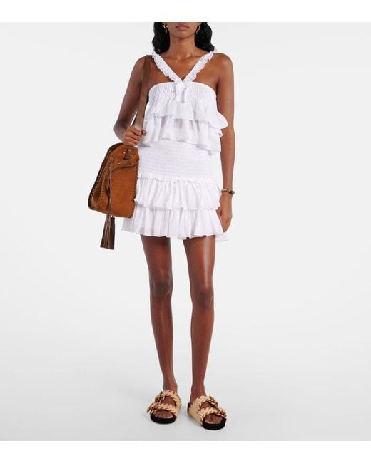 Isabel Marant White Naomi Miniskirt