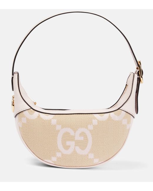 Gucci Metallic Ophidia Jumbo GG Mini Shoulder Bag