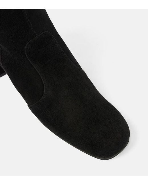 Roger Vivier Black Tres Vivier 45 Suede Ankle Boots