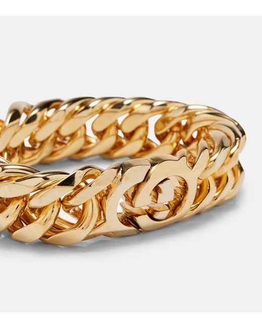 Bracciale A Catena Interlocking G di Gucci in Metallic