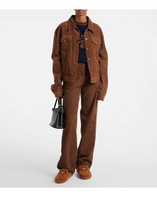 Prada Brown Shearling Driving Loafers