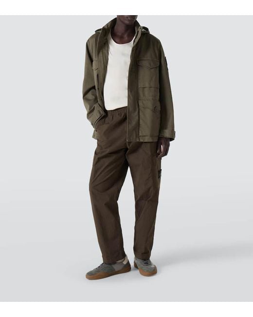 Veste Compass En Coton Stone Island pour homme en coloris Green
