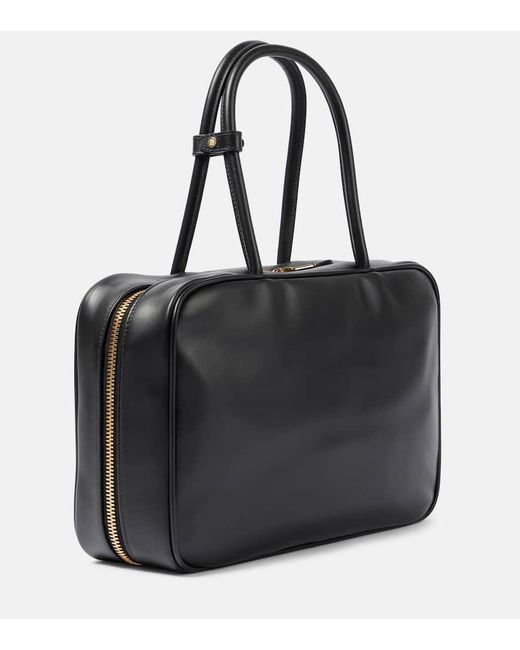 Miu Miu Black Medium Leather Tote Bag