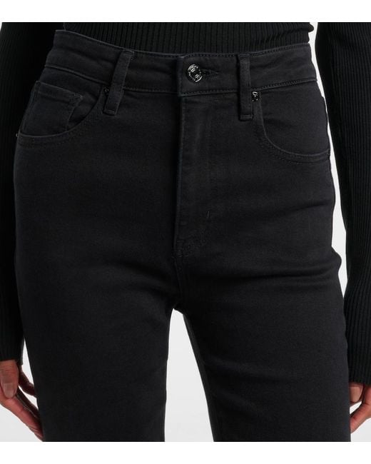 FRAME Black Pencil Slim Jeans