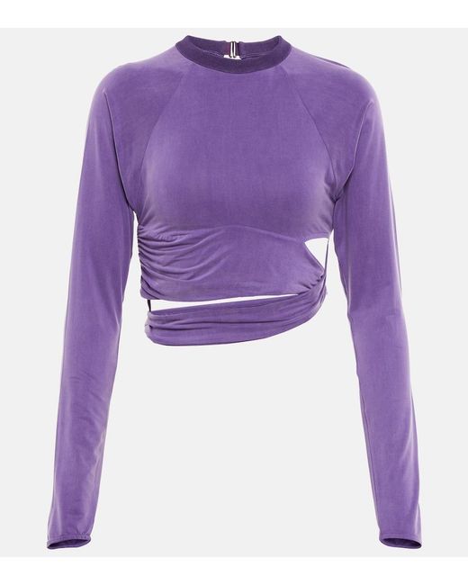 Jacquemus Purple Le T-Shirt Espelho Top