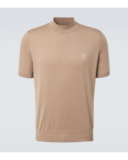 Brunello Cucinelli Natural Cotton Sweater for men