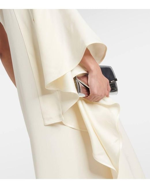 ‎Taller Marmo White Ubud Crepe Cady Gown