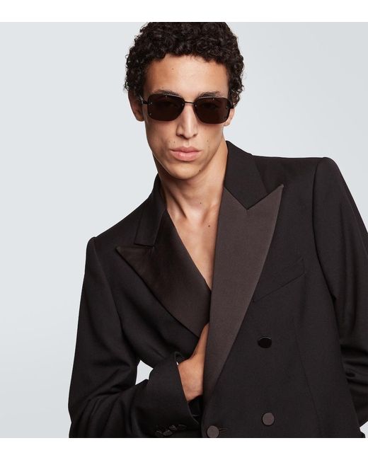 Dior Brown Neodior S4U Rectangular Sunglasses for men