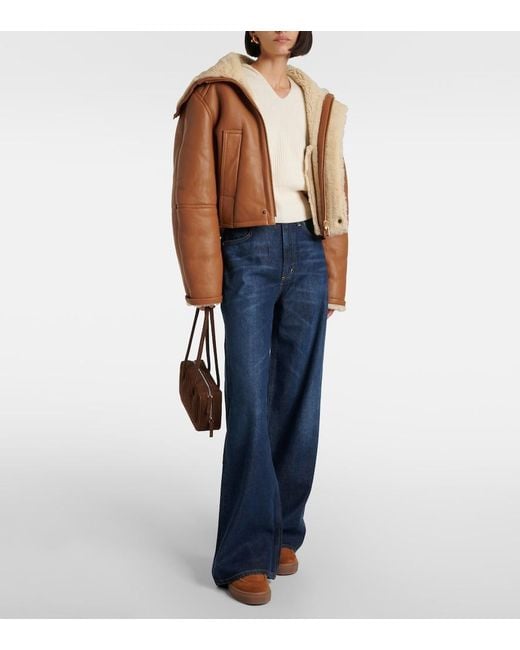 Citizens of Humanity Blue Paloma High-Rise Wide-Leg Jeans