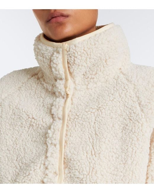 The Upside White Teddy Sweatshirt