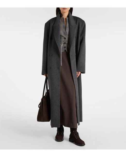 Gianvito Rossi Black Shearling-Lined Suede Combat Boots