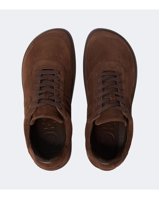 Loewe Brown Jambo Suede Sneakers for men