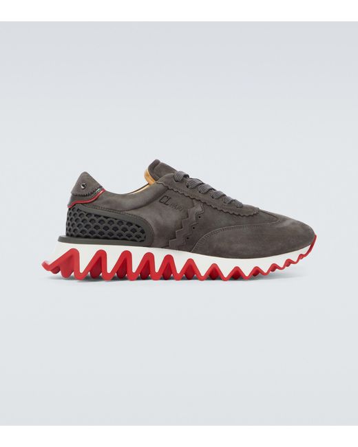 Christian Louboutin Gray Loubishark Sneakers for men