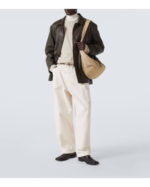 Lemaire Lederjacke in Green für Herren