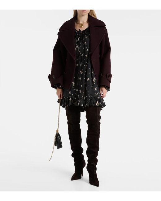 Paris Texas Black Jessica 105 Suede Over-The-Knee Boots