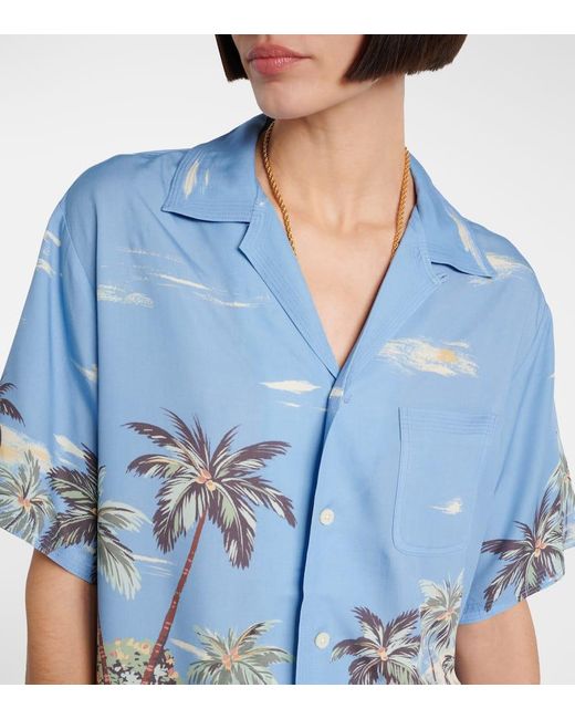 Polo Ralph Lauren Blue Printed Shirt