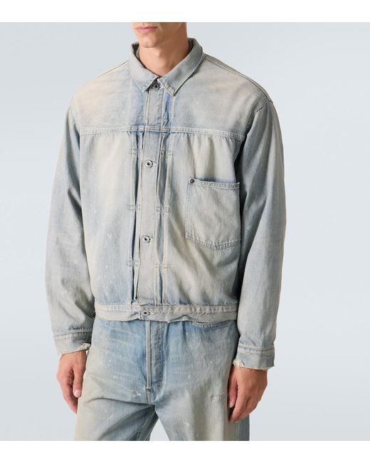 A.PRESSE Blue 1St Type Denim Jacket for men