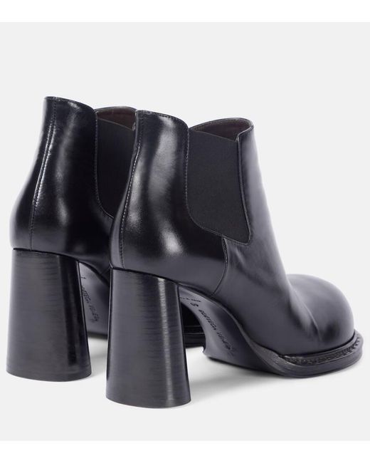 Bottega Veneta Black Chelsea Boots Cliff Aus Leder