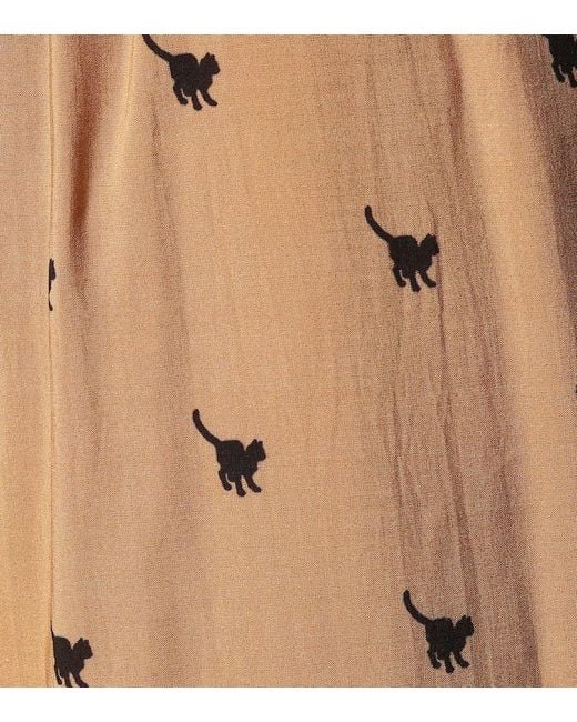 Undercover Natural Printed Drawstring Pants