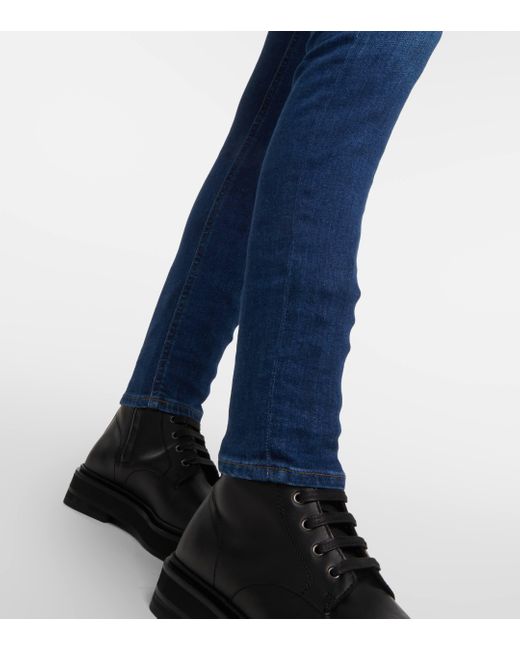 Citizens of Humanity Blue Sloane High-rise Skinny Jeans