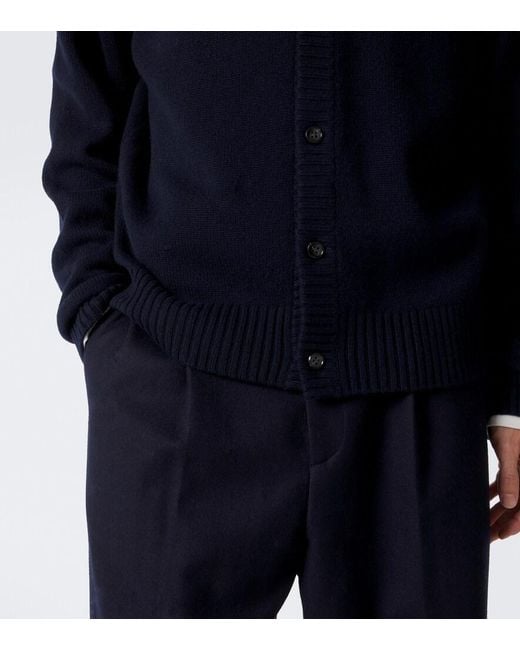Lisa Yang Blue Fenris Cashmere Cardigan for men