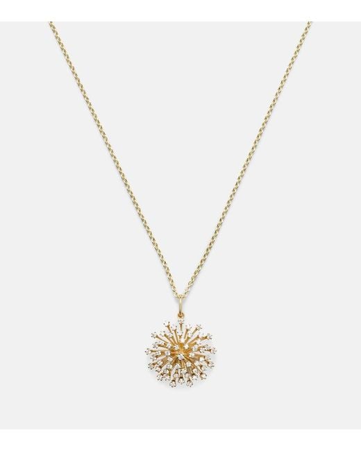 Sydney Evan White 14Kt Charm Necklace With Diamonds