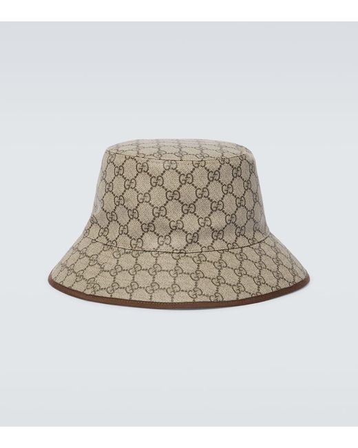 Gucci Natural GG Supreme Tender Bucket Hat for men