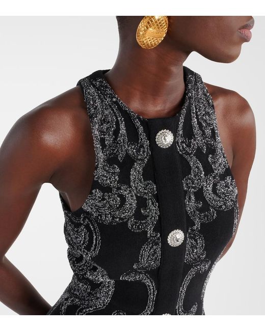 Balmain Black Cotton Dress