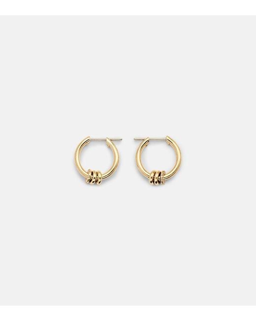Spinelli Kilcollin Metallic Ara 18kt Gold Earrings With White Diamonds