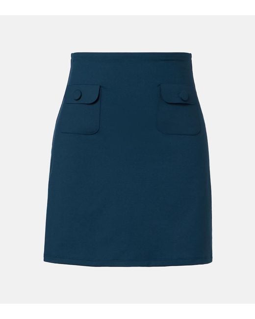 Eres Blue Maritime Miniskirt