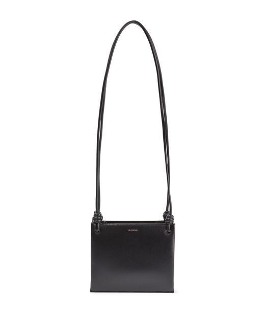 Jil Sander Giro Small Leather Crossbody Bag in White Lyst