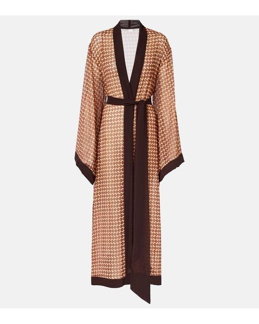 Bananhot Brown Jim Printed Beach Cover-Up