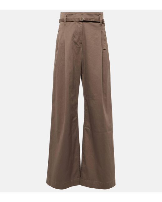 Pantalon ample Raver a taille haute Proenza Schouler en coloris Brown